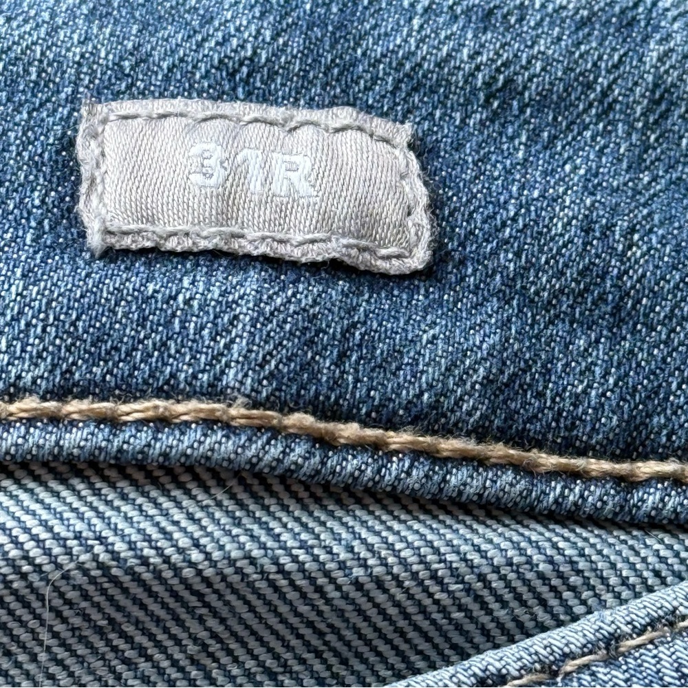 Ariat Rebar Mens Denim Jeans Mid Rise Boot Cut Workwear 31R Utility Pocket 32x30 - Picture 12 of 15